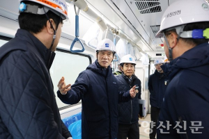 10월 개통 앞둔 양산도시철도, 막바지 공정 챙긴다