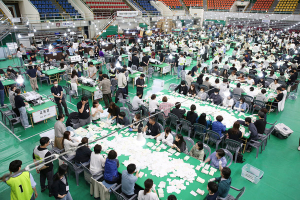 양산 최종투표율 60.0%…8회 보다 13%p↑, 7회 보다 0.9%p↓