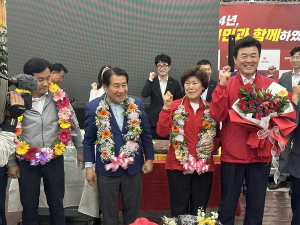 [속보] 나동연 후보, 당선 확실시…“약속한 변화 완성할 것”