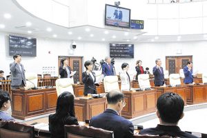 SK오션플랜트 매각 반대 결의안 채택