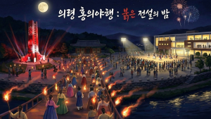 의병탑∼군민공원 홍의야행 신설