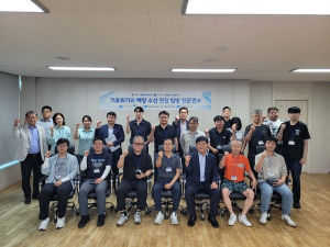 “언론인, 통영·거제 해양 수산 현장 방문…기후위기 실상 확인”